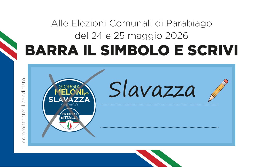 Esempio: barra il simbolo e scrivi Slavazza
