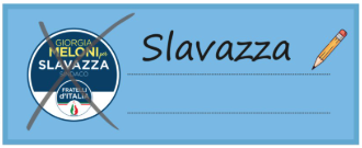 Barra il simbolo e scrivi Slavazza